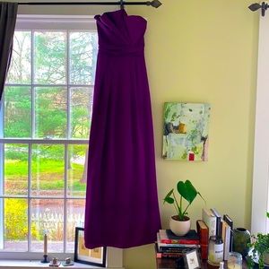 Long purple formal dress